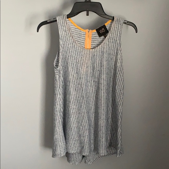 W5 Tops - W5 Ladies Striped Sleeveless Top